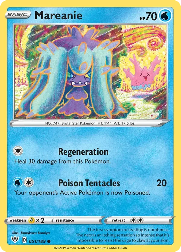 Mareanie 051/189 Darkness Ablaze