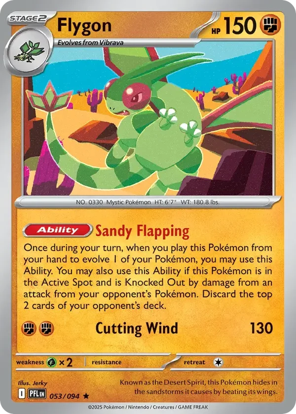 Flygon 053/094 Phantasmal Flames