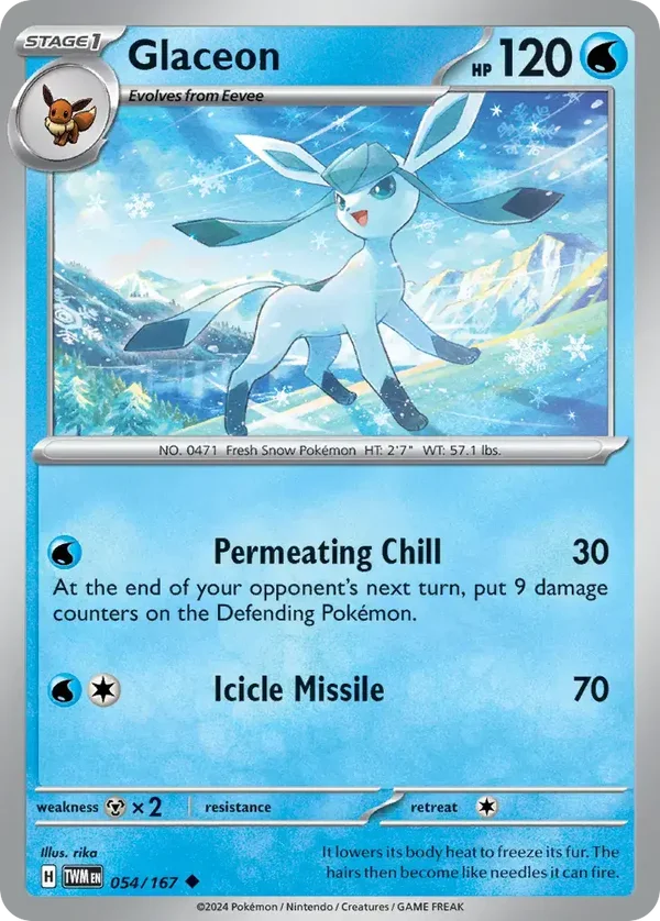 Glaceon 054/167 Twilight Masquerade