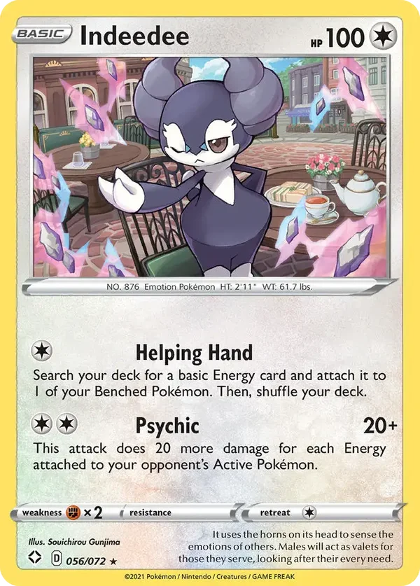 Indeedee 056/072 Shining Fates