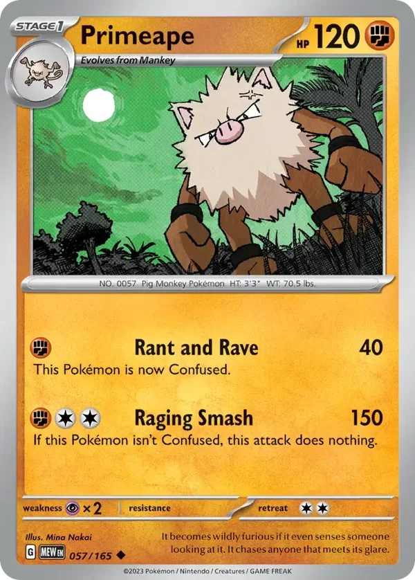 Primeape 057/165  151