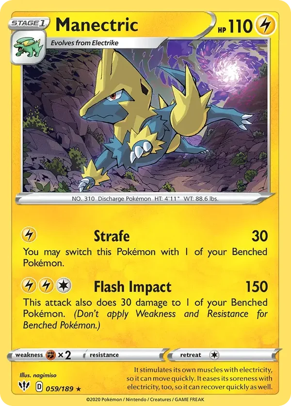 Manectric 059/189 Darkness Ablaze