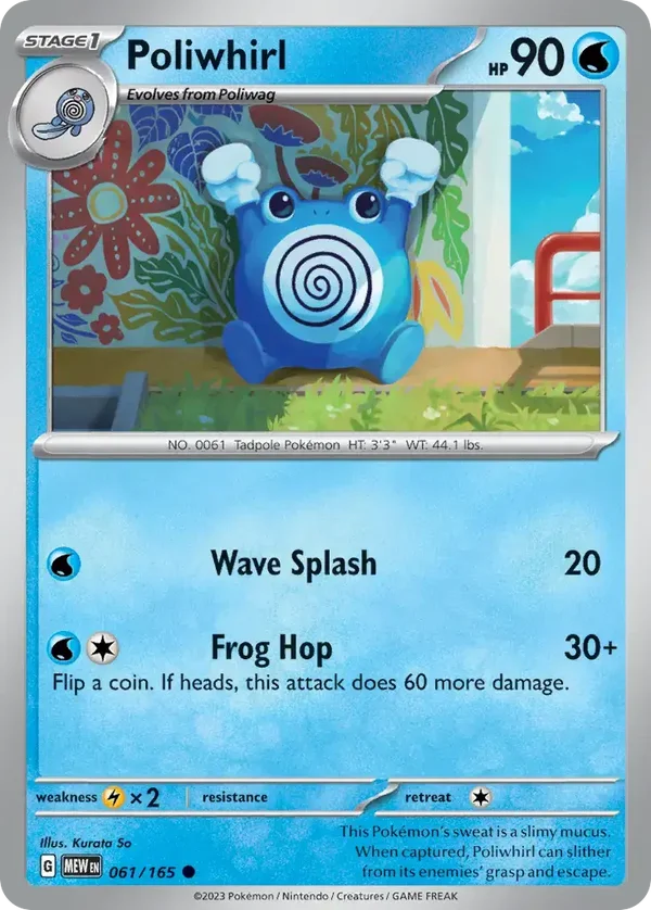 Poliwhirl 061/165  151