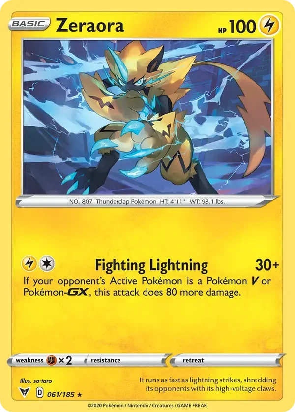 Zeraora 061/185 Vivid Voltage