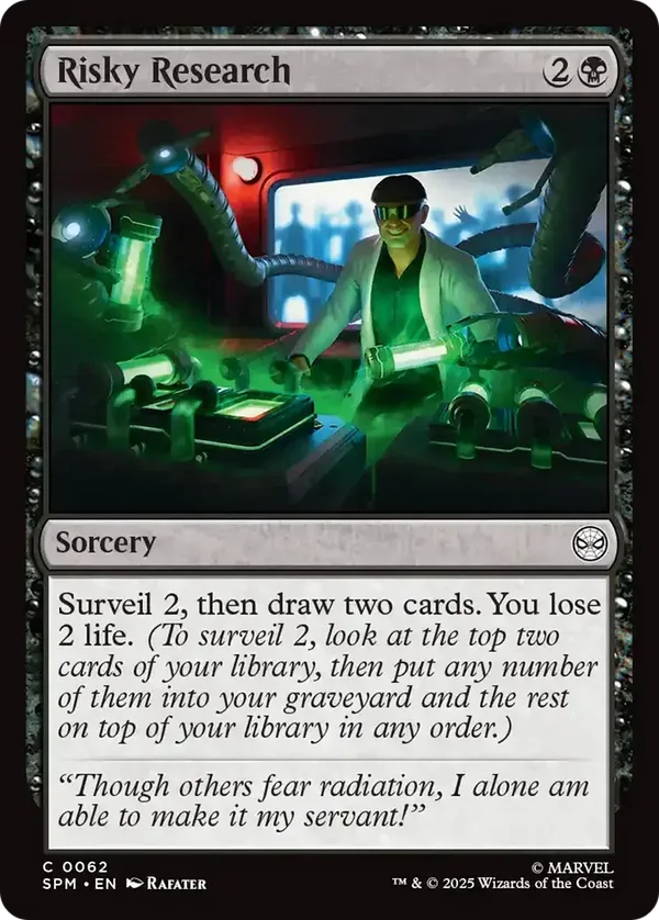 Risky Research 0062 Foil Marvel's Spider-Man