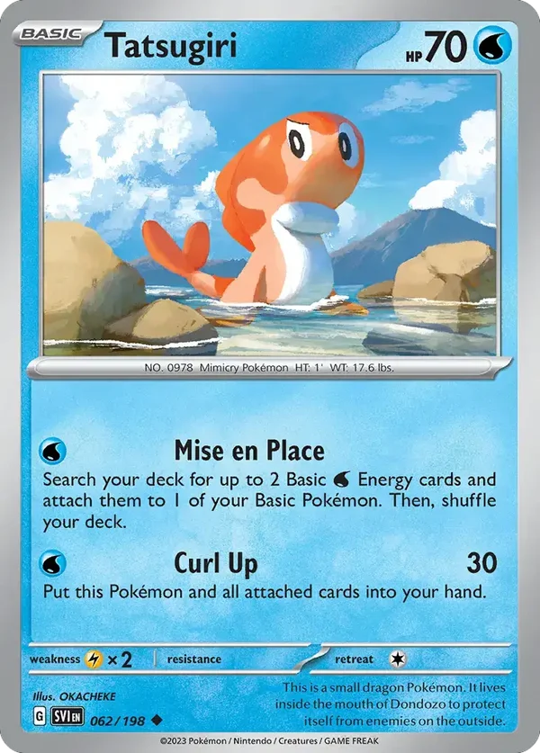 Tatsugiri 062/198 Scarlet and Violet