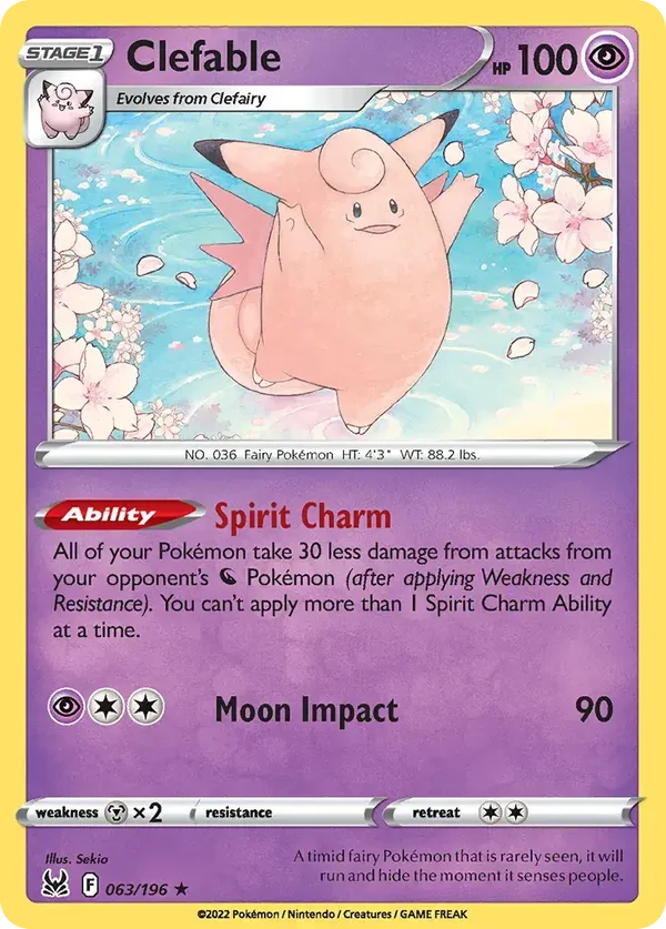 Clefable 063/196 Lost Origin