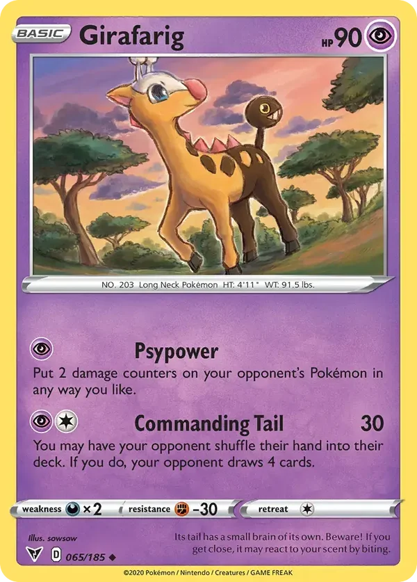 Girafarig 065/185 Vivid Voltage