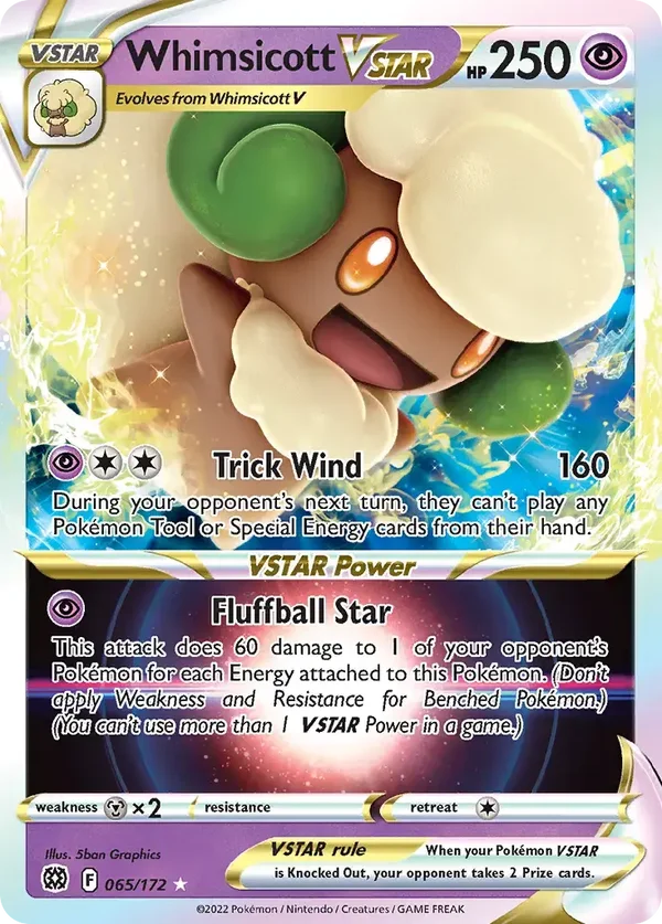 Whimsicott VSTAR 065/172 Brilliant Stars