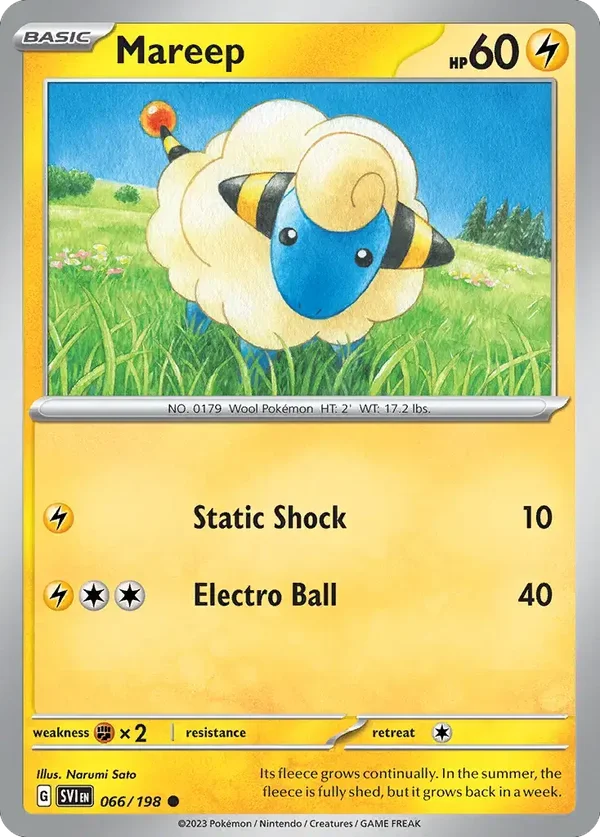 Mareep 066/198 Scarlet and Violet