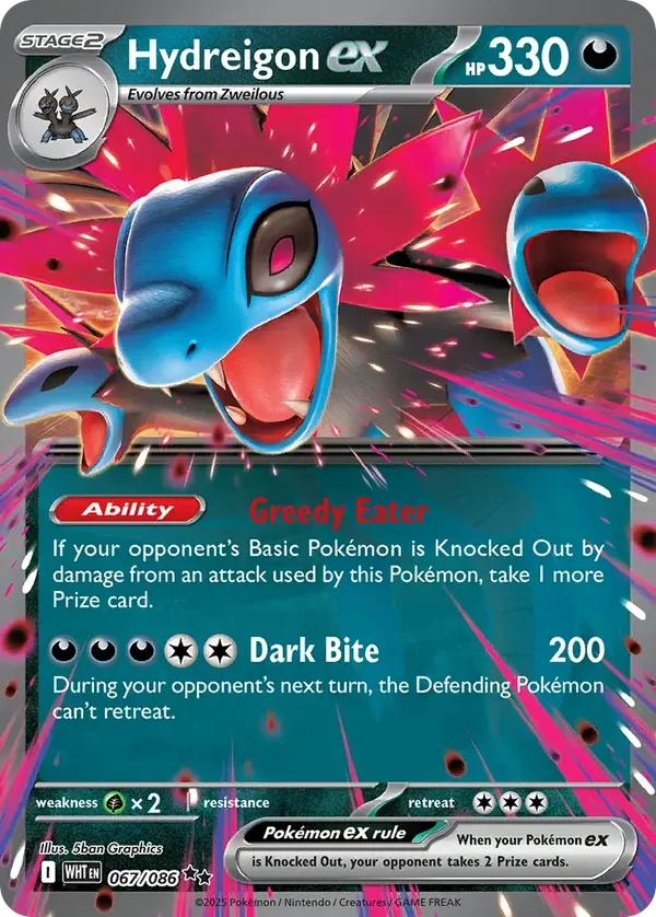 Hydreigon EX 067/086 White Flare