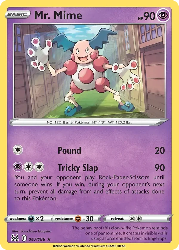 Mr. Mime 067/196 Lost Origin
