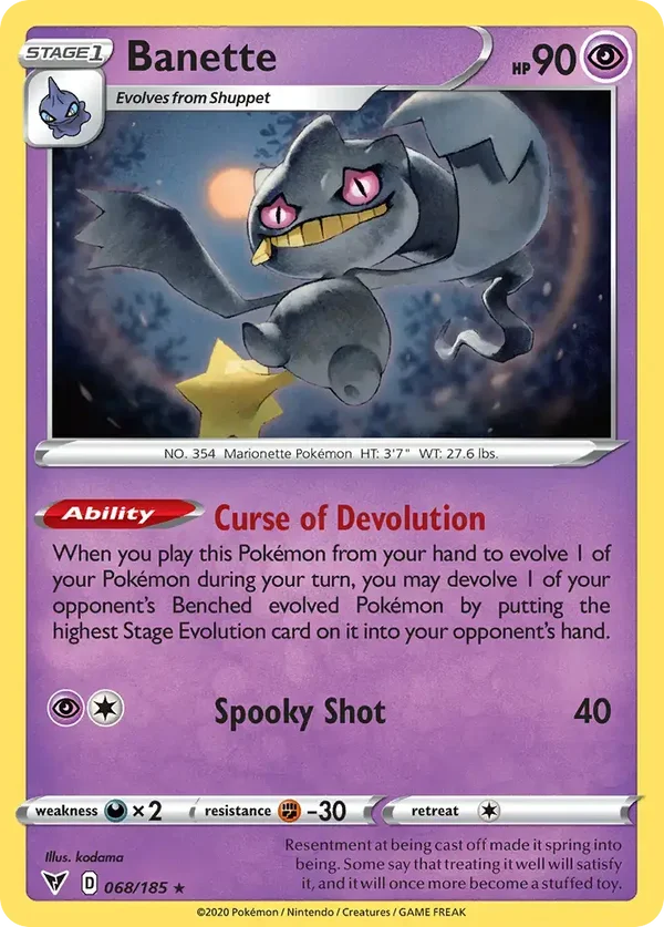 Banette 068/185 Vivid Voltage