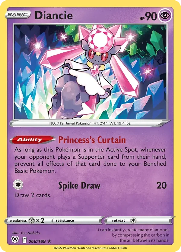 Diancie 068/189 Astral Radiance