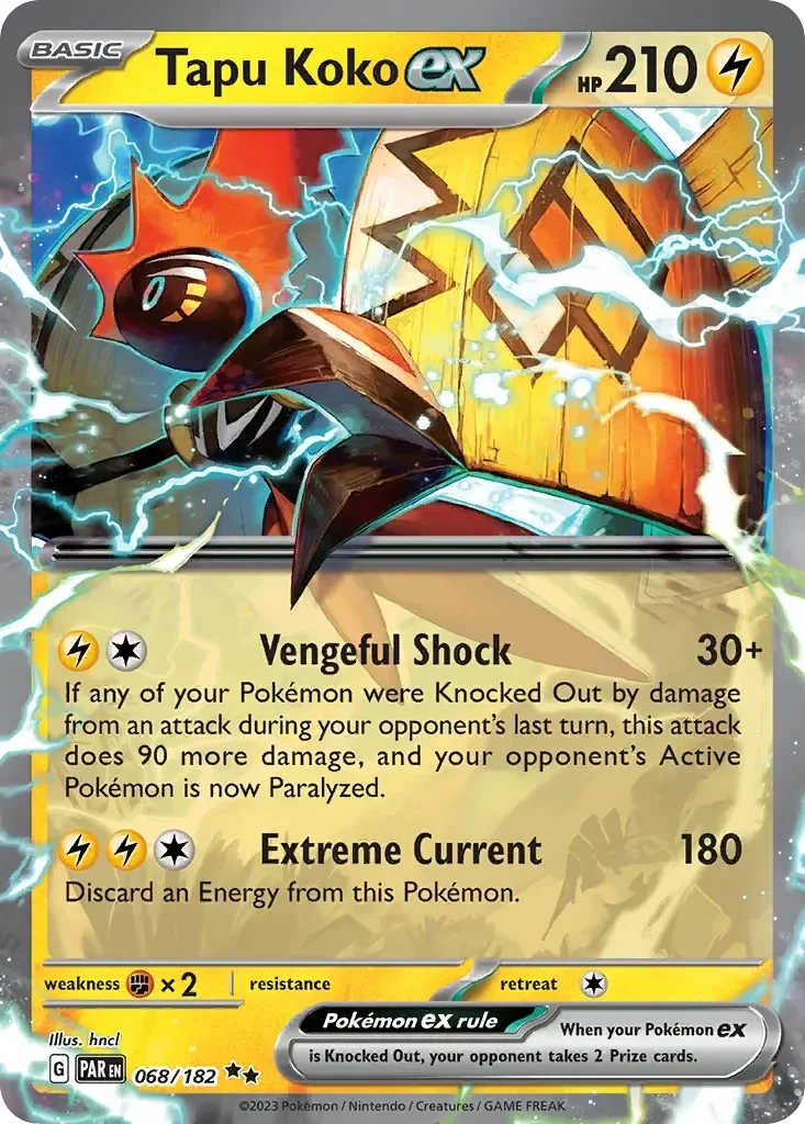 Tapu Koko EX 068/182 Paradox Rift