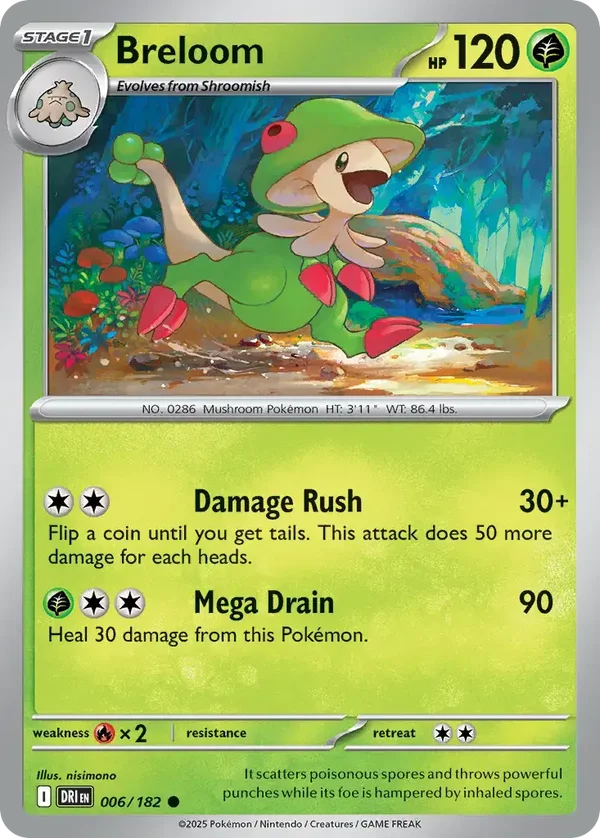 Breloom 006/182 Destined Rivals