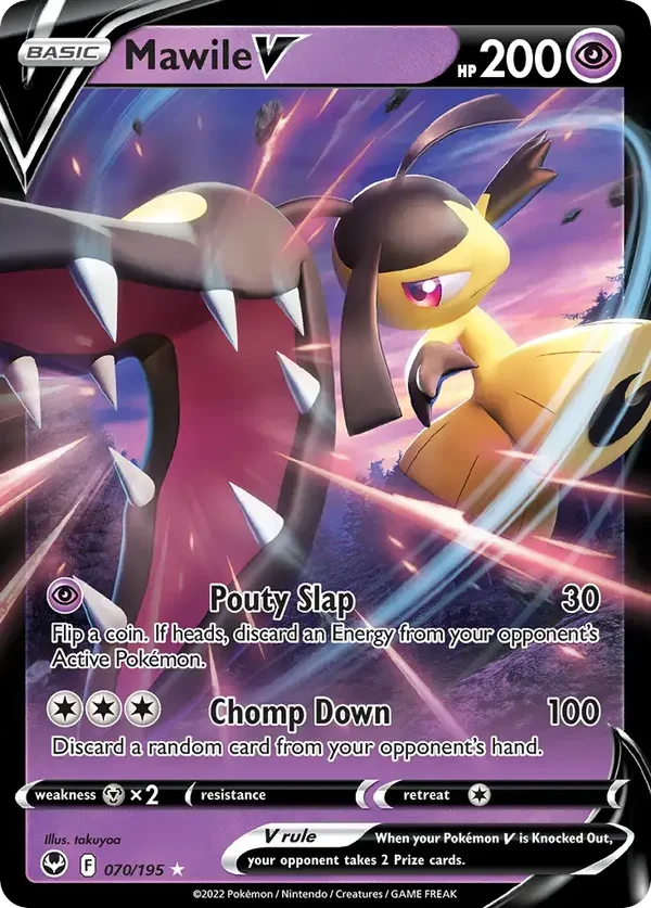 Mawile V 070/195 Silver Tempest Rare Holo V