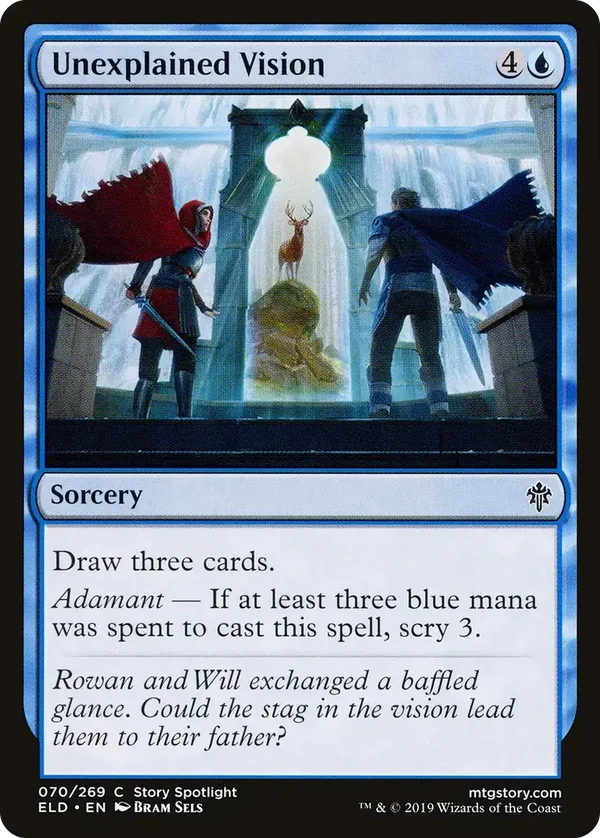 Unexplained Vision 070/269 Throne of Eldraine