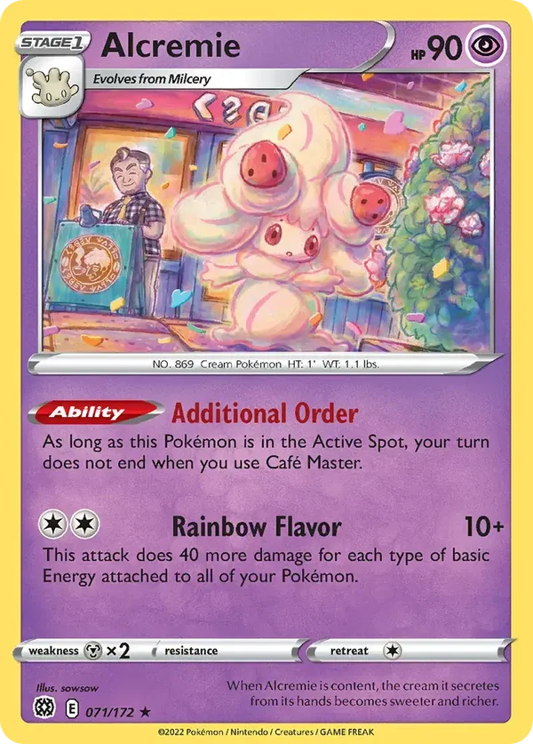 Alcremie 071/172 Brilliant Stars