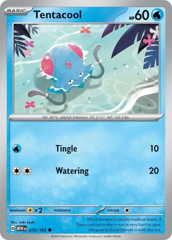 Tentacool 072/165  151