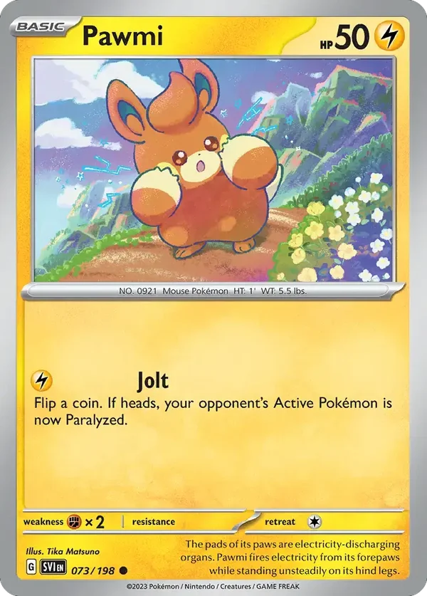 Pawmi 073/198 Scarlet and Violet