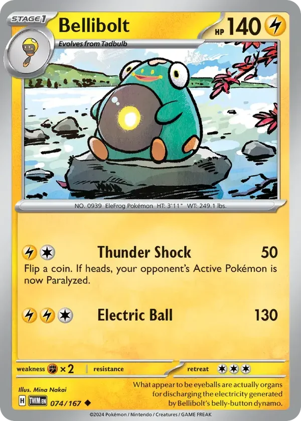 Bellibolt 074/167 Twilight Masquerade