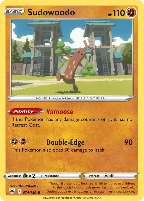 Sudowoodo 074/189 Astral Radiance