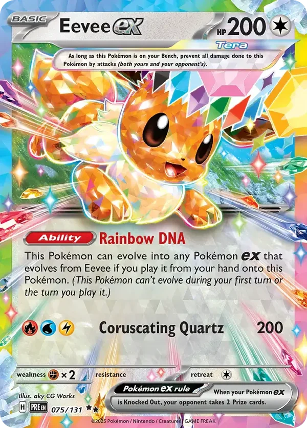 Eevee EX 075/131 Prismatic Evolutions