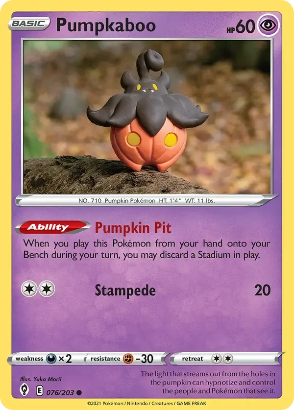 Pumpkaboo 076/203 Evolving Skies