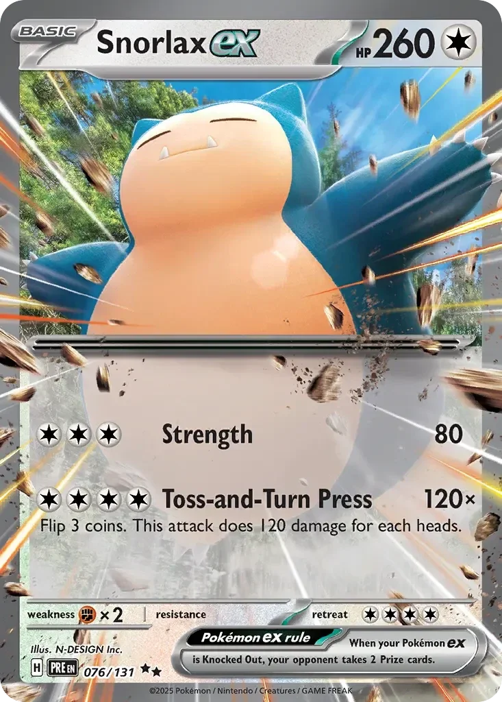Snorlax EX 076/131 Prismatic Evolution
