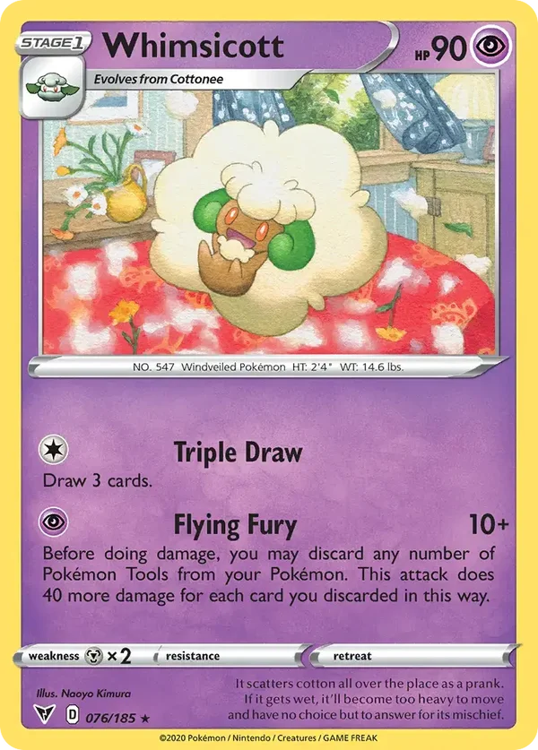 Whimsicott 076/185 Vivid Voltage