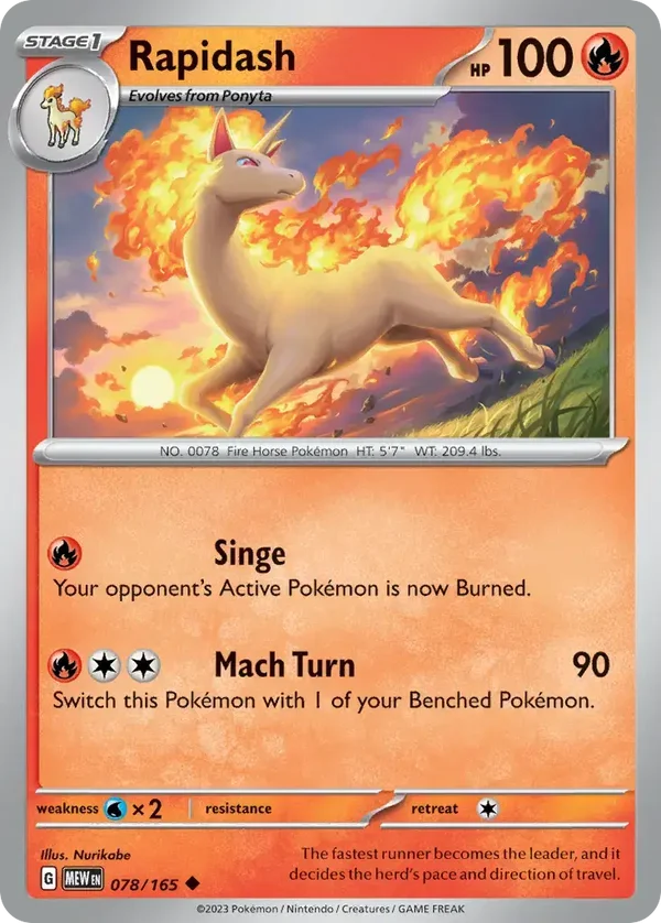 Rapidash 078/165  151