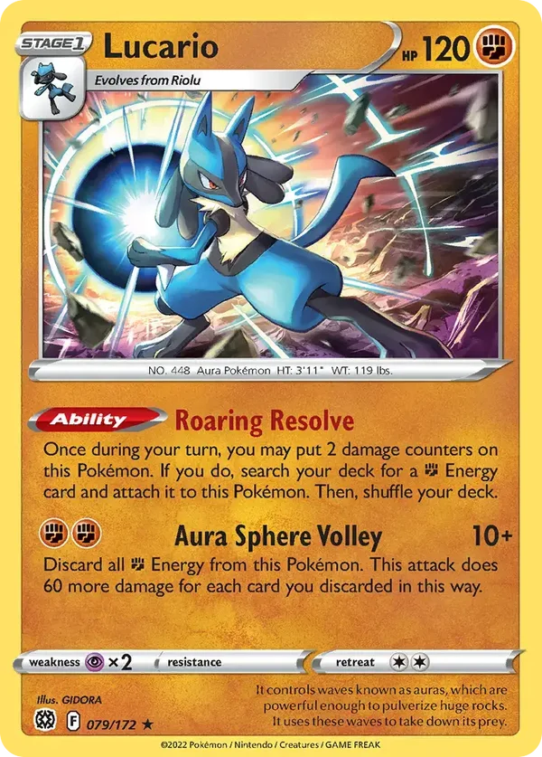 Lucario 079/172 Brilliant Stars
