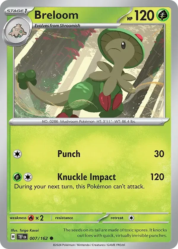 Breloom 007/162 Temporal Forces