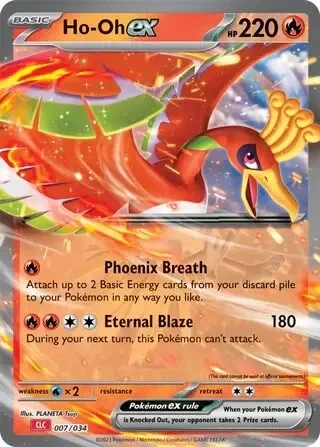 Ho-oH EX 007/034 Pokemon TCG classic Charizard Deck