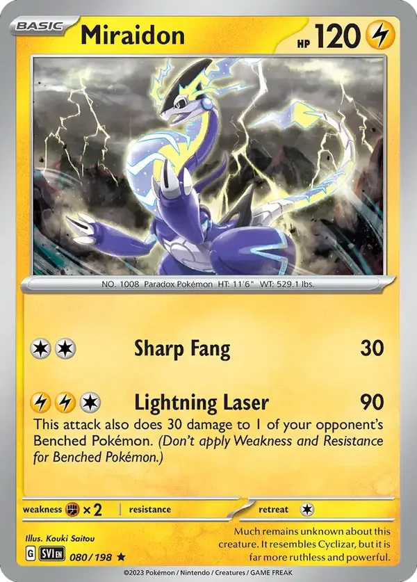 Miraidon 080/198 Scarlet and Violet
