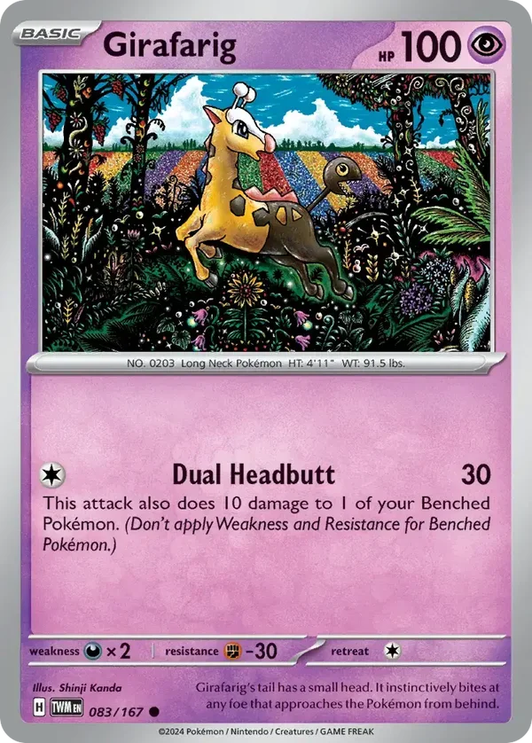 Girafarig 083/167 Twilight Masquerade