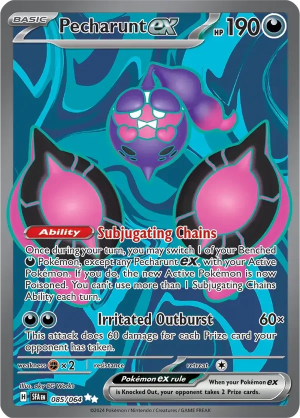 Pecharunt EX 085/064 Shrouded Fable Ultra Rare