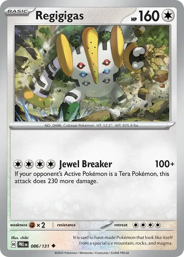 Regigigas 086/131 Prismatic Evolutions
