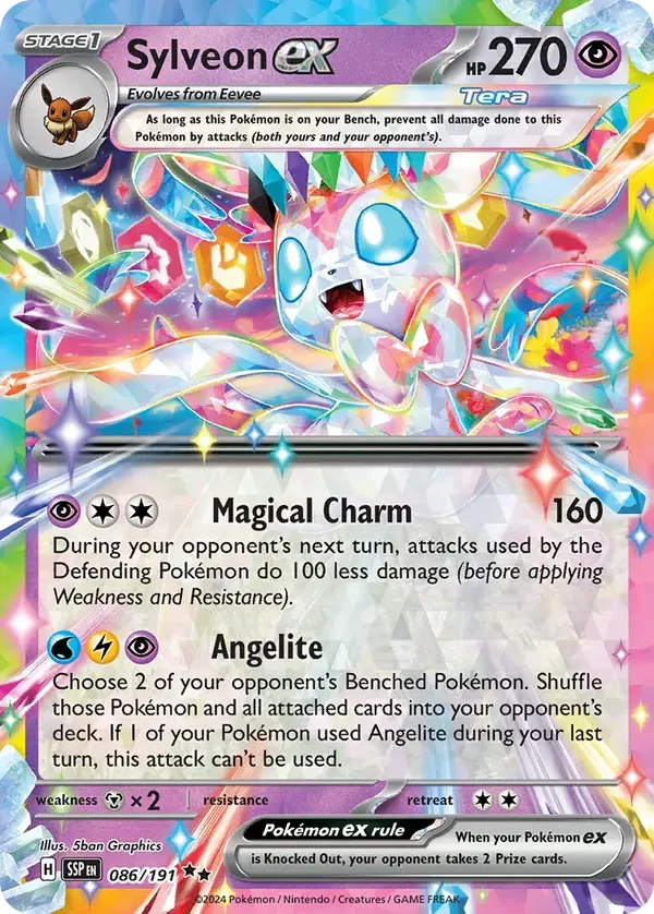 Sylveon EX 086/191 Surging Sparks
