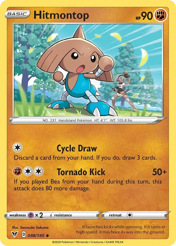 Hitmontop 088/185 Vivid Voltage