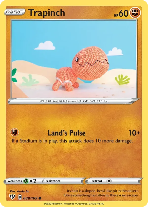 Trapinch 089/189 Darkness Ablaze