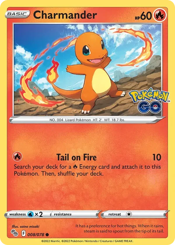 Charmander 008/078 Pokemon GO