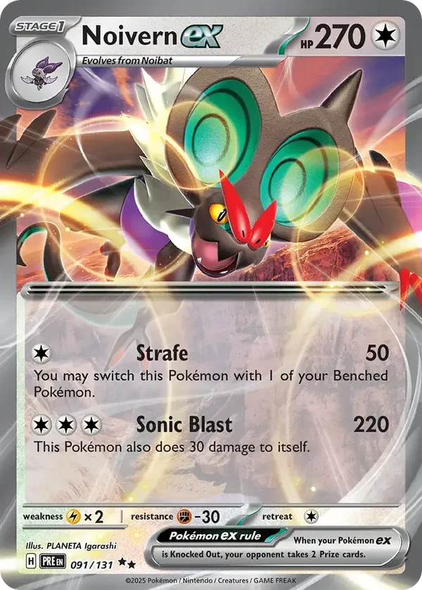 Noivern EX 091/131 Prismatic Evolution