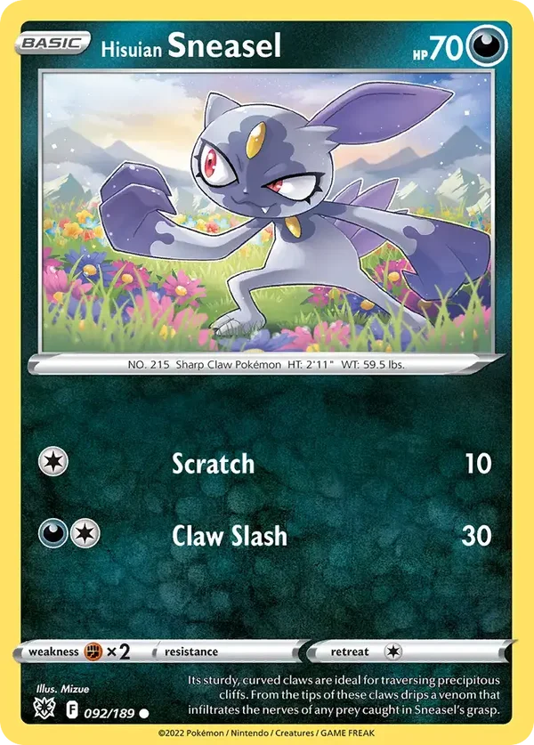 Sneasel 092/189 Astral Radiance