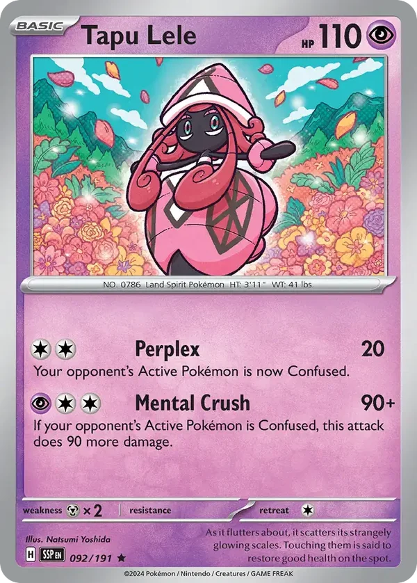 Tapu Lele 092/191 Surging Sparks