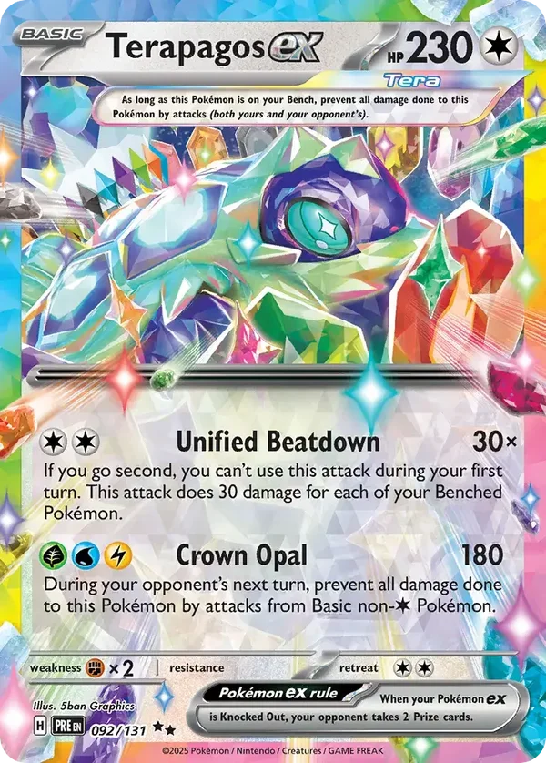 Terapagos EX 092/131 Prismatic Evolutions