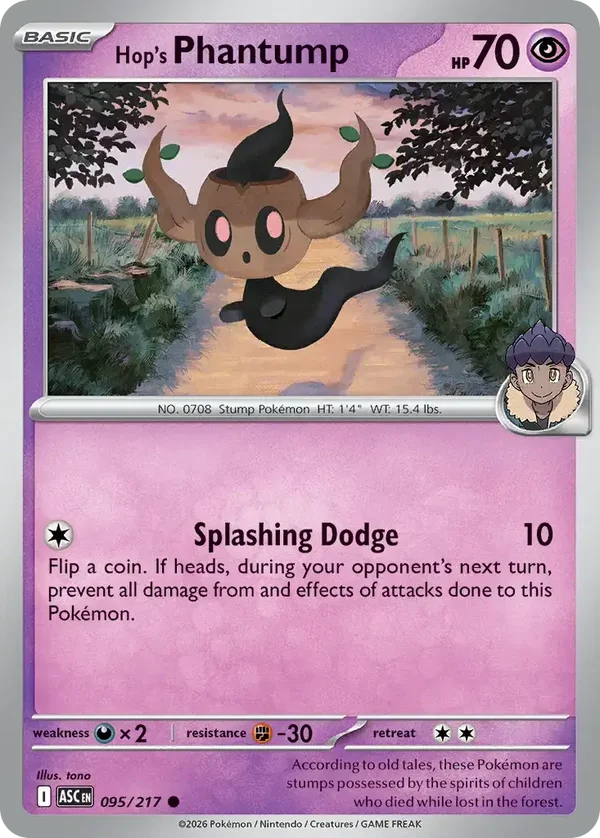 Hop’s Phantump 095/217 Ascended Heroes