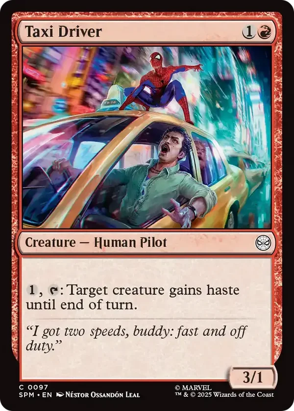Taxi Driver 0097 Foil Marvel's Spider-Man