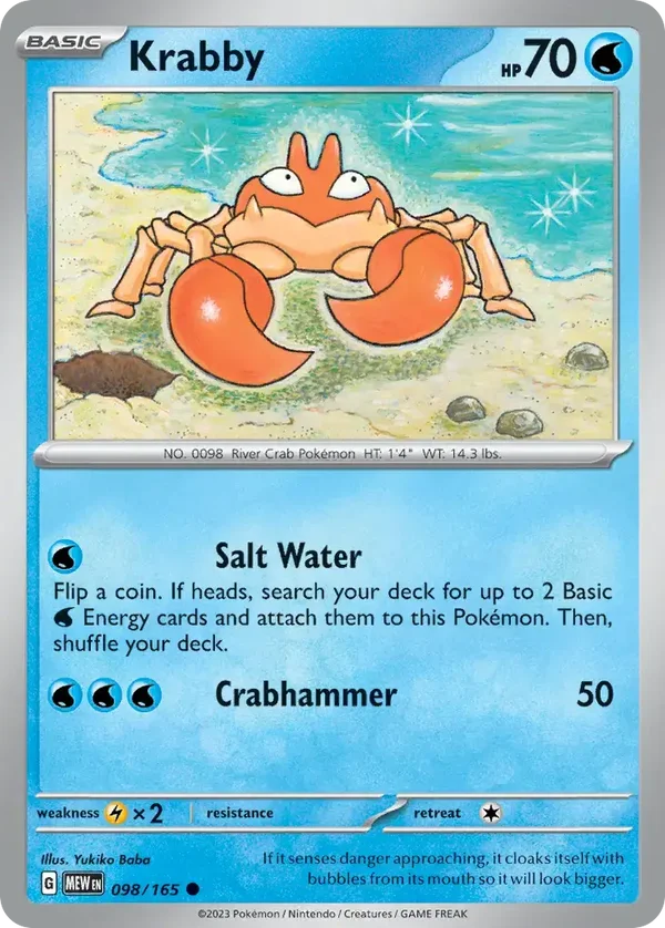 Krabby 098/165  151